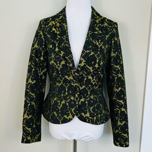 L’Wren Scott x Banana Republic Lace Brocade Blazer Coat
